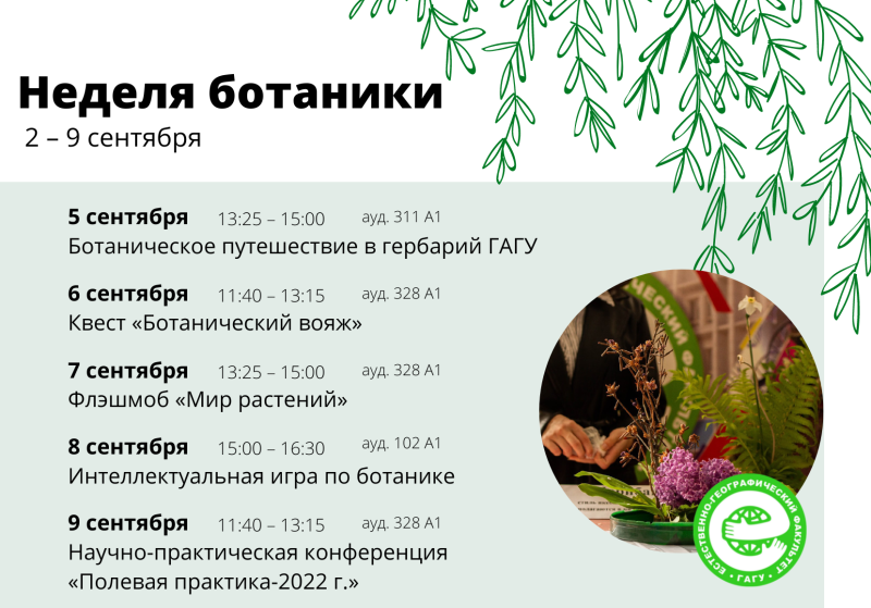 «Неделя Ботаники»