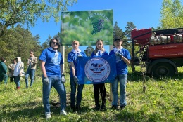 Студенты-экологи и сотрудники ГАГУ приняли участие в международной акции «Сад памяти»